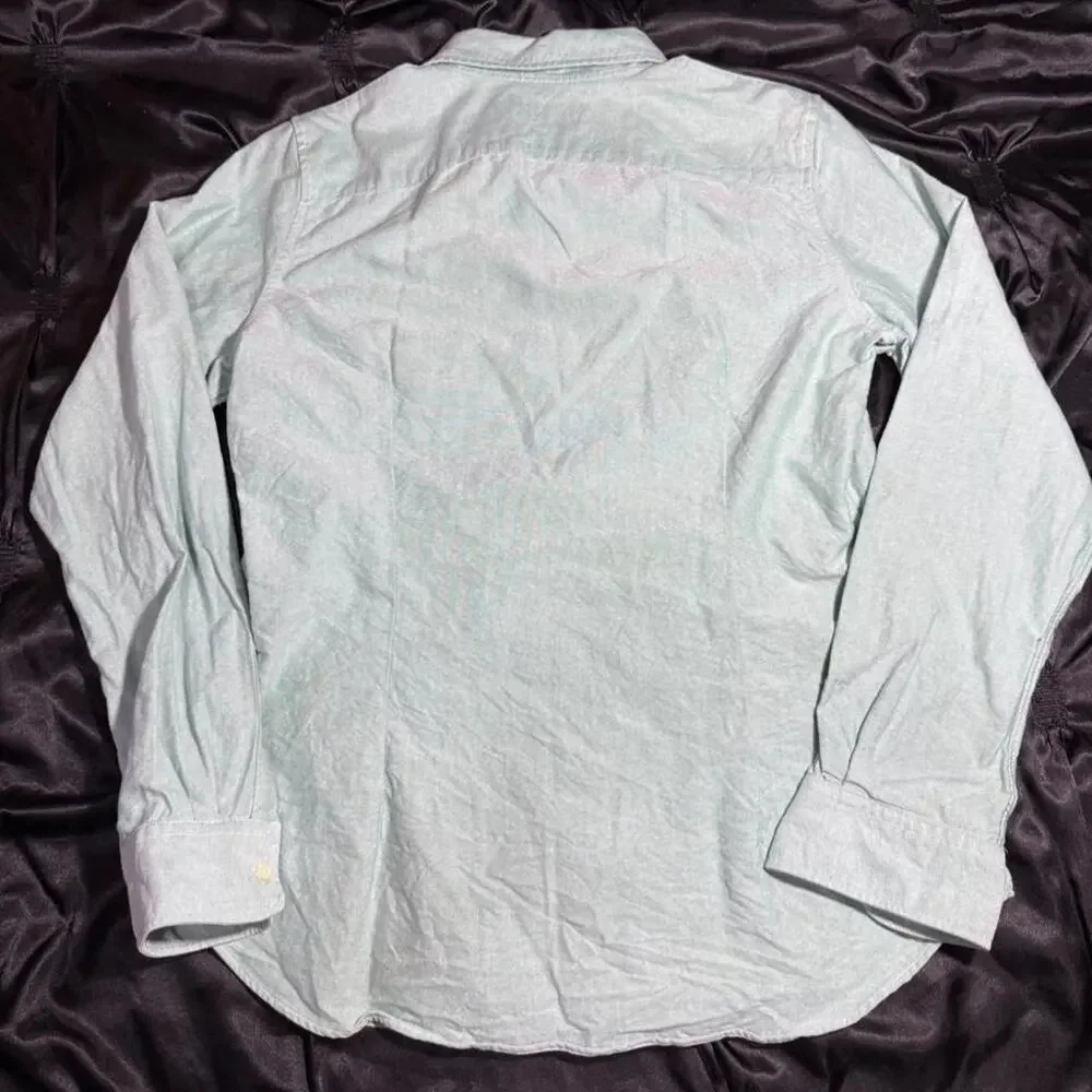 Ralph lauren light green button up